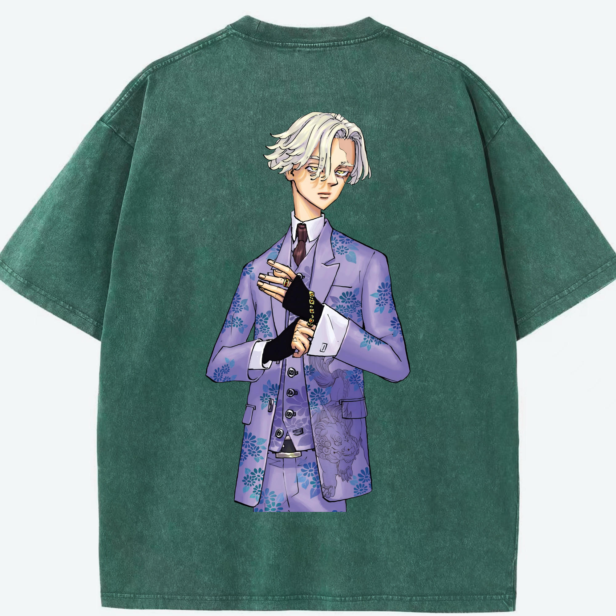 （画像用） 東京リベンジャーズ Tokyo Revengers 綿100% ヴィンテージ風 半袖Tシャツ（背面プリント）